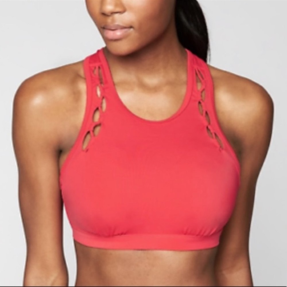 Athleta High Neck Loop Bikini Top - 34 B/C NWT
